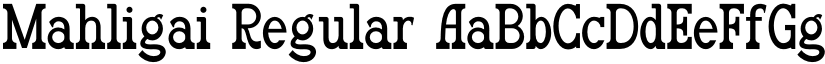 Mahligai Regular font