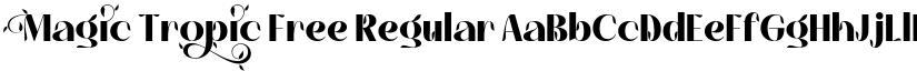 Magic Tropic Free Regular font