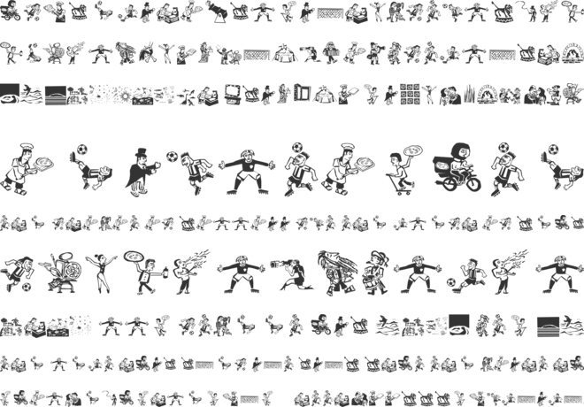 Cordel Xilo Mambembe font preview