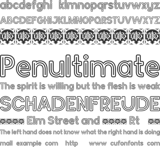 Neonlux font preview