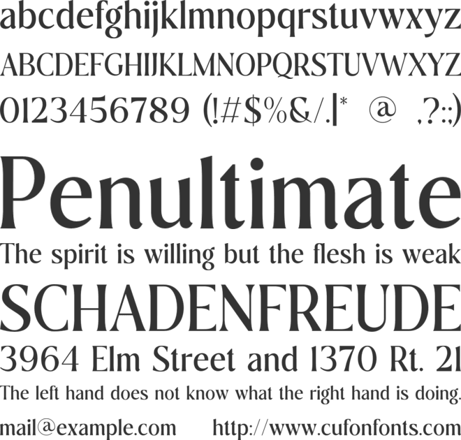 SS Journey font preview