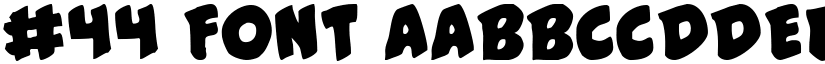 #44 Font font
