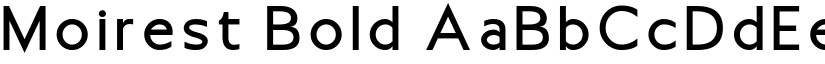 Moirest Bold font