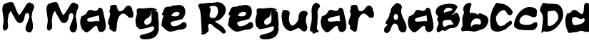 M Marge Regular font