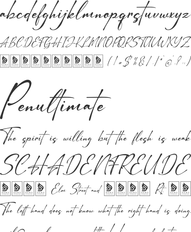 Barettiny Monteilo font preview