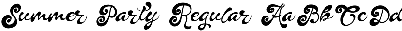 Summer Party Regular font