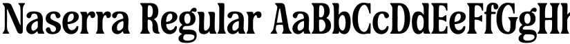 Naserra Regular font