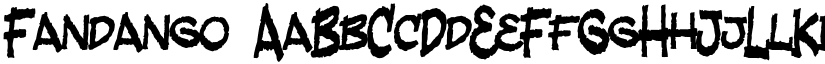 Fandango font