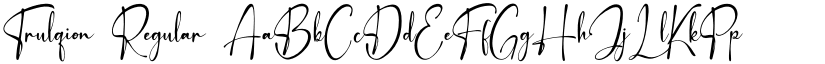 Trulqion Regular font