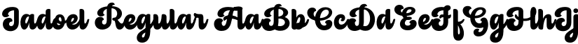 Jadoel Regular font