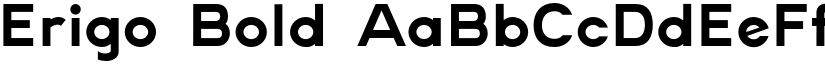 Erigo Bold font