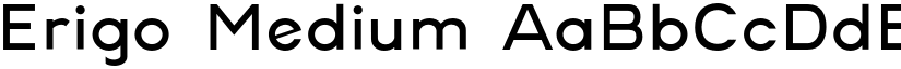 Erigo Medium font