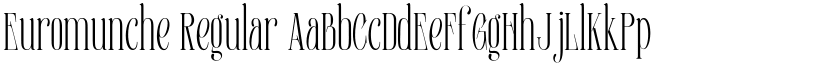 Euromunche Regular font