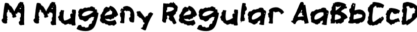 M Mugeny Regular font