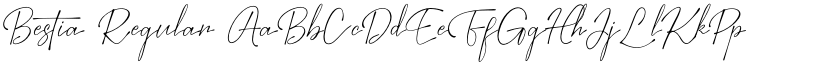 Bestia Regular font