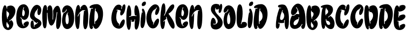 Besmond Chicken Solid font
