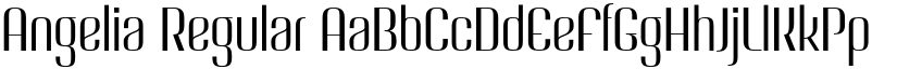 Angelia Regular font