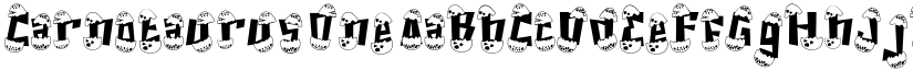Carnotaurus One font
