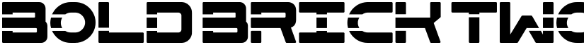 Bold Brick Two font