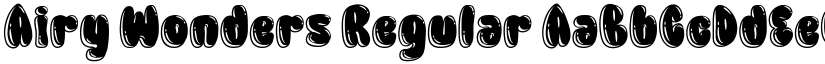 Airy Wonders Regular font