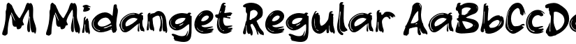 M Midanget font download