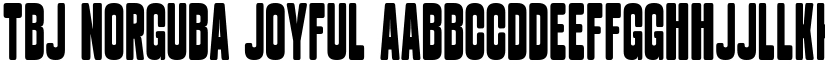 TBJ Norguba Joyful font