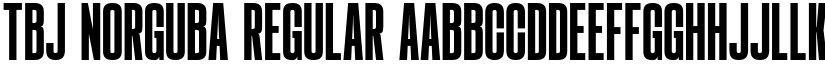 TBJ Norguba Regular font