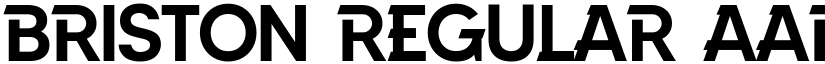 Briston Regular font