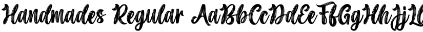 Handmades Regular font