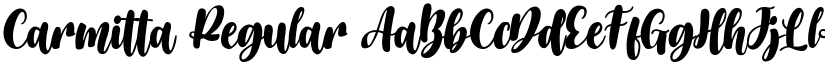 Carmitta Regular font
