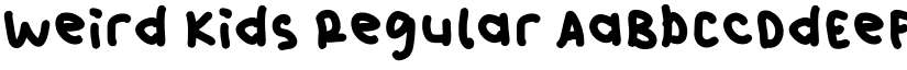 Weird Kids Regular font
