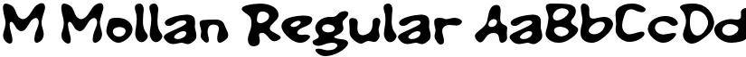 M Mollan Regular font