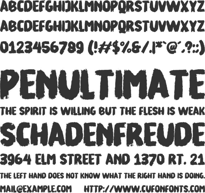 Food Delight font preview