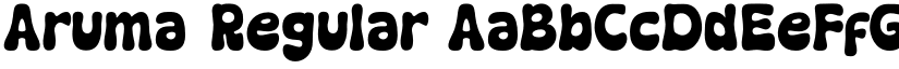 Aruma Regular font