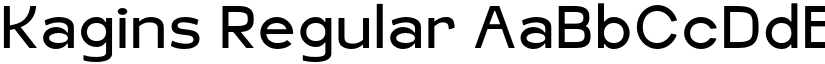 Kagins Regular font