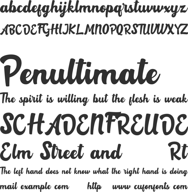 Rotterin Demo font preview