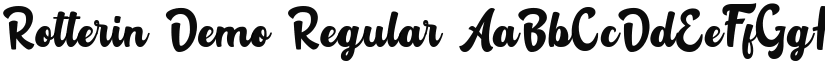 Rotterin Demo font download