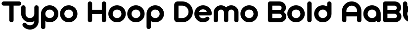 Typo Hoop Demo Bold font