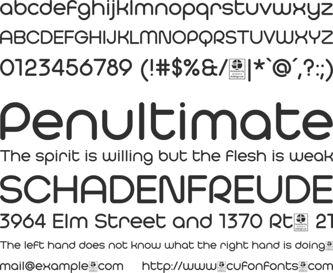 Typo Hoop Demo font preview