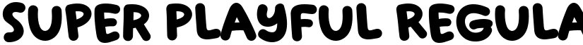 Super Playful Regular font