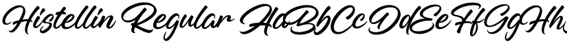 Histellin Regular font