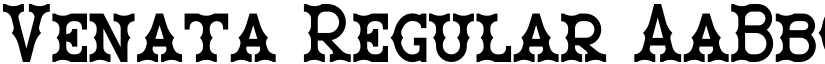 Venata Regular font