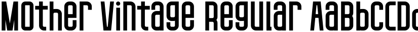 Mother Vintage font download