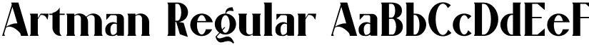 Artman Regular font