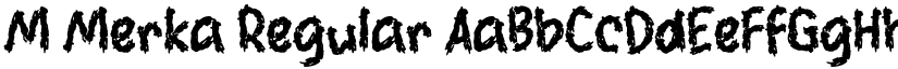 M Merka Regular font
