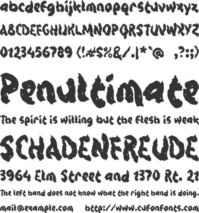 M Mozfire font preview