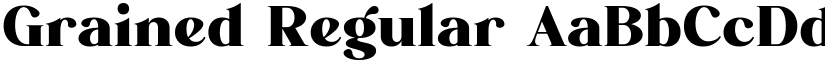 Grained font download