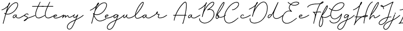 Pasttemy Regular font