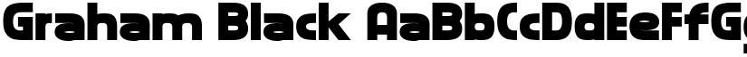 Graham Black font