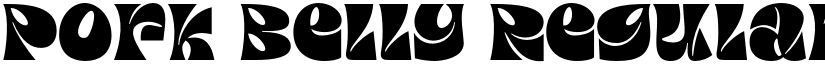 Pork Belly Regular font